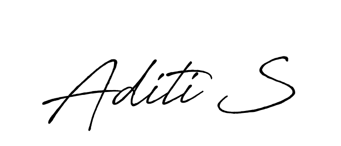 Once you've used our free online signature maker to create your best signature Antro_Vectra_Bolder style, it's time to enjoy all of the benefits that Aditi S name signing documents. Aditi S signature style 7 images and pictures png