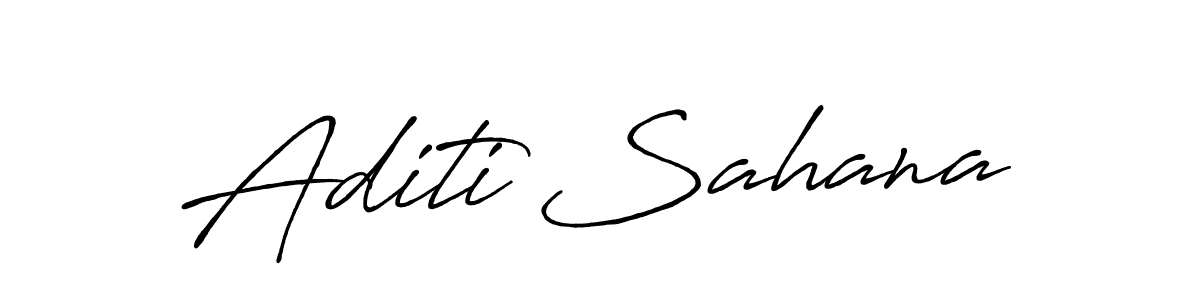 Make a beautiful signature design for name Aditi Sahana. Use this online signature maker to create a handwritten signature for free. Aditi Sahana signature style 7 images and pictures png