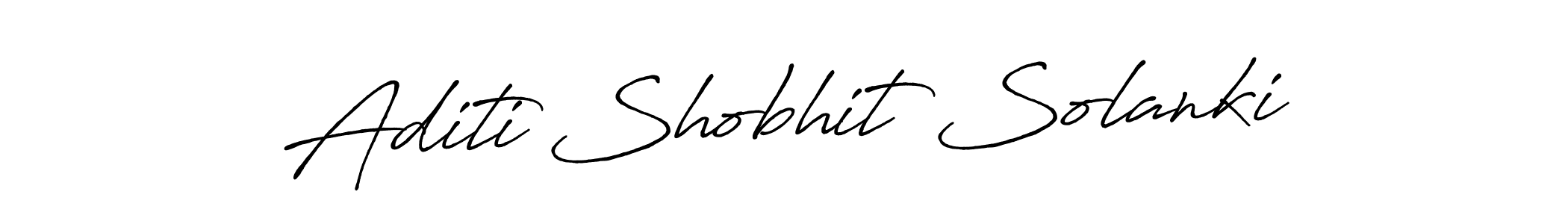 Design your own signature with our free online signature maker. With this signature software, you can create a handwritten (Antro_Vectra_Bolder) signature for name Aditi Shobhit Solanki. Aditi Shobhit Solanki signature style 7 images and pictures png