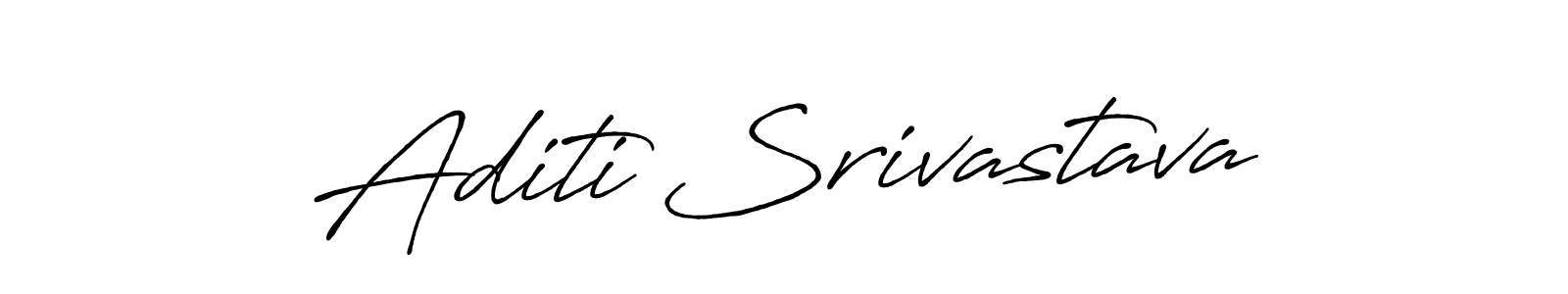 Design your own signature with our free online signature maker. With this signature software, you can create a handwritten (Antro_Vectra_Bolder) signature for name Aditi Srivastava. Aditi Srivastava signature style 7 images and pictures png