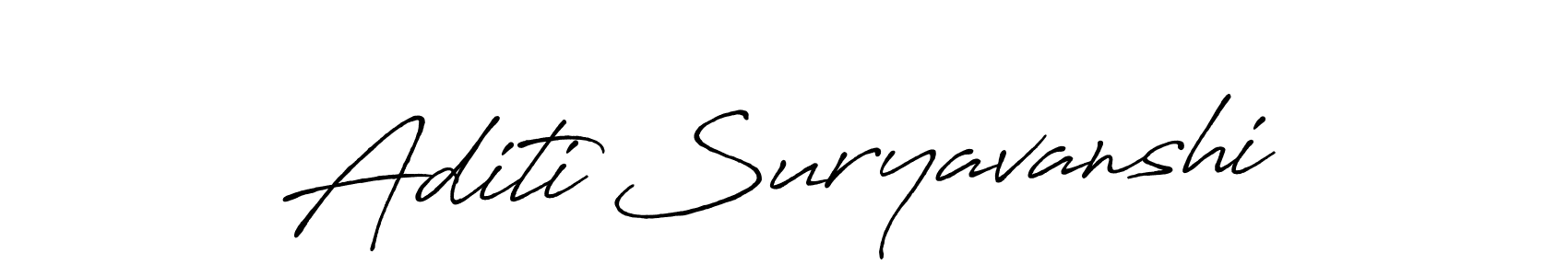 It looks lik you need a new signature style for name Aditi Suryavanshi. Design unique handwritten (Antro_Vectra_Bolder) signature with our free signature maker in just a few clicks. Aditi Suryavanshi signature style 7 images and pictures png