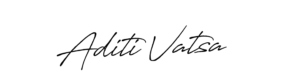 You should practise on your own different ways (Antro_Vectra_Bolder) to write your name (Aditi Vatsa) in signature. don't let someone else do it for you. Aditi Vatsa signature style 7 images and pictures png