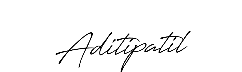 if you are searching for the best signature style for your name Aditipatil. so please give up your signature search. here we have designed multiple signature styles  using Antro_Vectra_Bolder. Aditipatil signature style 7 images and pictures png