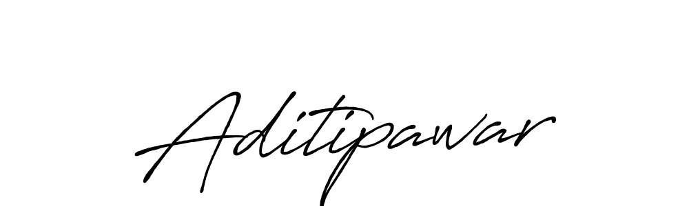 Use a signature maker to create a handwritten signature online. With this signature software, you can design (Antro_Vectra_Bolder) your own signature for name Aditipawar. Aditipawar signature style 7 images and pictures png