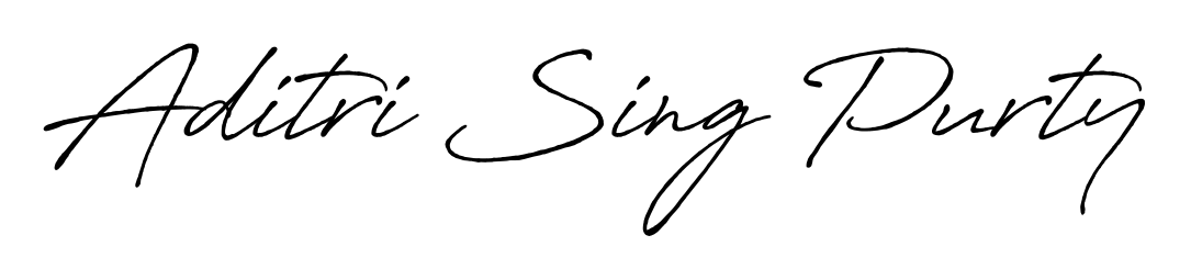 Create a personalized artistic stamp with Aditri Sing Purty in Antro_Vectra_Bolder font. Perfect for visual artists, designers, and influencers. Aditri Sing Purty signature style 7 images and pictures png