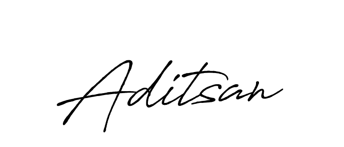 Aditsan stylish signature style. Best Handwritten Sign (Antro_Vectra_Bolder) for my name. Handwritten Signature Collection Ideas for my name Aditsan. Aditsan signature style 7 images and pictures png