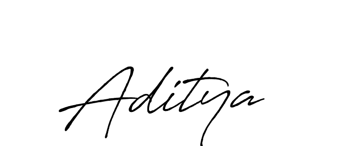 Make a beautiful signature design for name Aditya . With this signature (Antro_Vectra_Bolder) style, you can create a handwritten signature for free. Aditya  signature style 7 images and pictures png