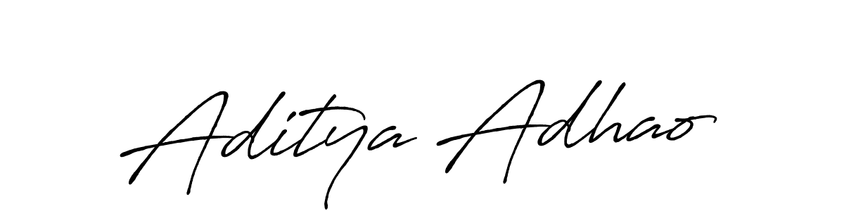 Also You can easily find your signature by using the search form. We will create Aditya Adhao name handwritten signature images for you free of cost using Antro_Vectra_Bolder sign style. Aditya Adhao signature style 7 images and pictures png