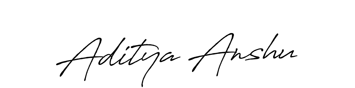 Similarly Antro_Vectra_Bolder is the best handwritten signature design. Signature creator online .You can use it as an online autograph creator for name Aditya Anshu. Aditya Anshu signature style 7 images and pictures png
