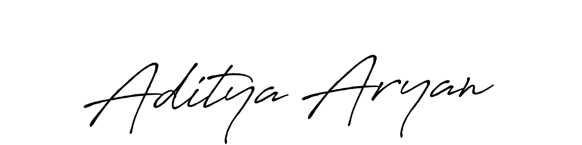 Use a signature maker to create a handwritten signature online. With this signature software, you can design (Antro_Vectra_Bolder) your own signature for name Aditya Aryan. Aditya Aryan signature style 7 images and pictures png