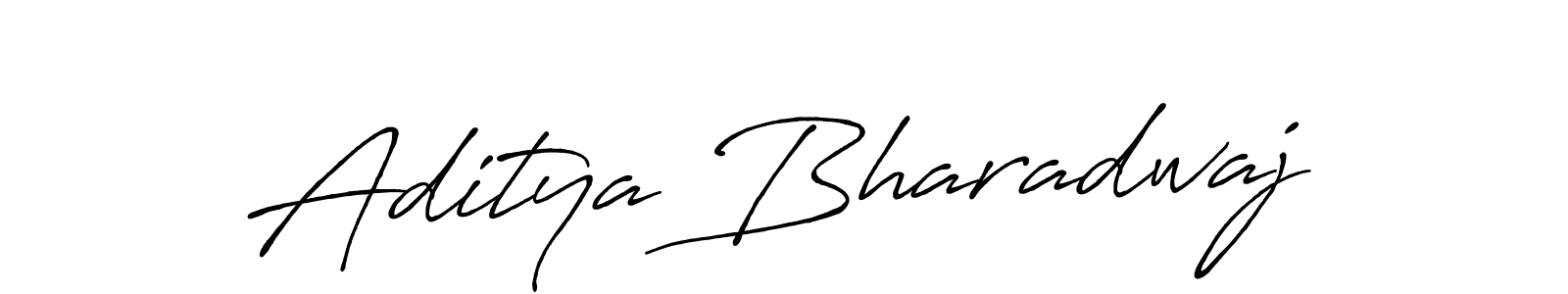 Make a beautiful signature design for name Aditya Bharadwaj. With this signature (Antro_Vectra_Bolder) style, you can create a handwritten signature for free. Aditya Bharadwaj signature style 7 images and pictures png