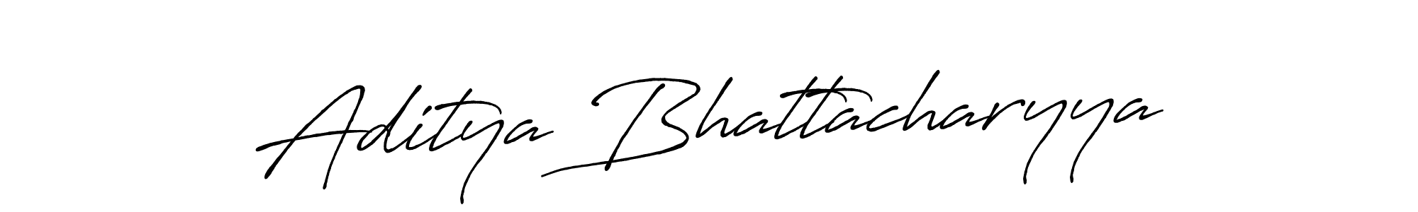 Aditya Bhattacharyya stylish signature style. Best Handwritten Sign (Antro_Vectra_Bolder) for my name. Handwritten Signature Collection Ideas for my name Aditya Bhattacharyya. Aditya Bhattacharyya signature style 7 images and pictures png