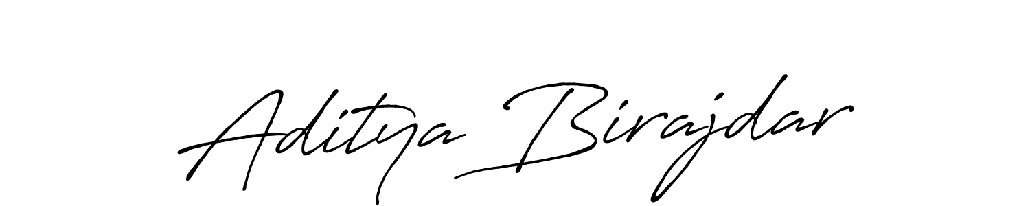 Design your own signature with our free online signature maker. With this signature software, you can create a handwritten (Antro_Vectra_Bolder) signature for name Aditya Birajdar. Aditya Birajdar signature style 7 images and pictures png