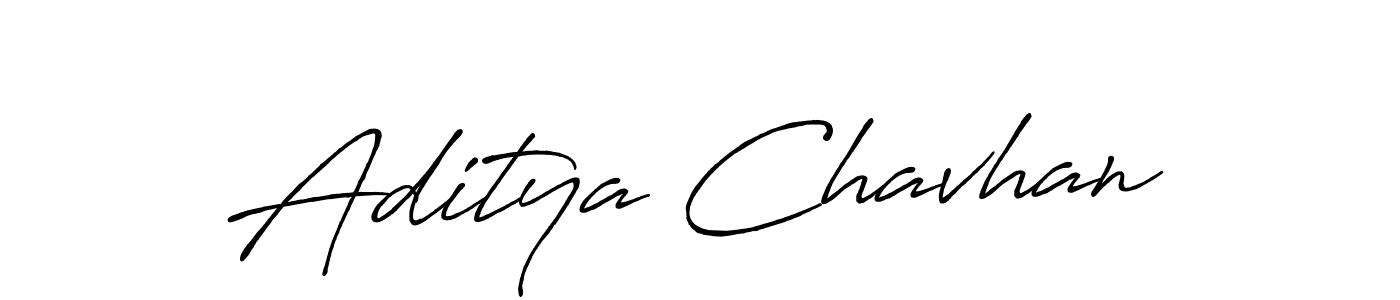 Aditya Chavhan stylish signature style. Best Handwritten Sign (Antro_Vectra_Bolder) for my name. Handwritten Signature Collection Ideas for my name Aditya Chavhan. Aditya Chavhan signature style 7 images and pictures png