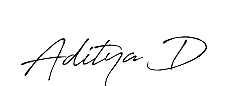 Antro_Vectra_Bolder is a professional signature style that is perfect for those who want to add a touch of class to their signature. It is also a great choice for those who want to make their signature more unique. Get Aditya D name to fancy signature for free. Aditya D signature style 7 images and pictures png