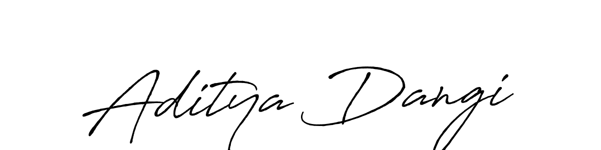 Also You can easily find your signature by using the search form. We will create Aditya Dangi name handwritten signature images for you free of cost using Antro_Vectra_Bolder sign style. Aditya Dangi signature style 7 images and pictures png