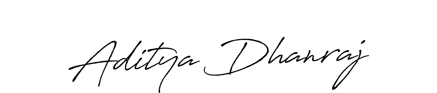 Aditya Dhanraj stylish signature style. Best Handwritten Sign (Antro_Vectra_Bolder) for my name. Handwritten Signature Collection Ideas for my name Aditya Dhanraj. Aditya Dhanraj signature style 7 images and pictures png