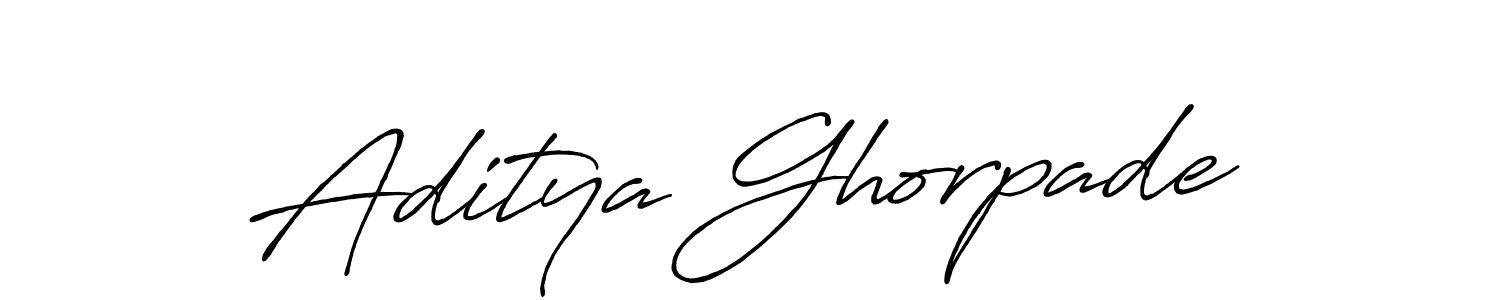 The best way (Antro_Vectra_Bolder) to make a short signature is to pick only two or three words in your name. The name Aditya Ghorpade include a total of six letters. For converting this name. Aditya Ghorpade signature style 7 images and pictures png