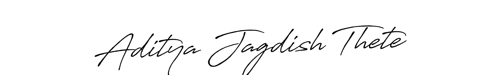 Aditya Jagdish Thete stylish signature style. Best Handwritten Sign (Antro_Vectra_Bolder) for my name. Handwritten Signature Collection Ideas for my name Aditya Jagdish Thete. Aditya Jagdish Thete signature style 7 images and pictures png