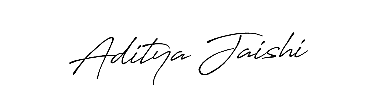 The best way (Antro_Vectra_Bolder) to make a short signature is to pick only two or three words in your name. The name Aditya Jaishi include a total of six letters. For converting this name. Aditya Jaishi signature style 7 images and pictures png