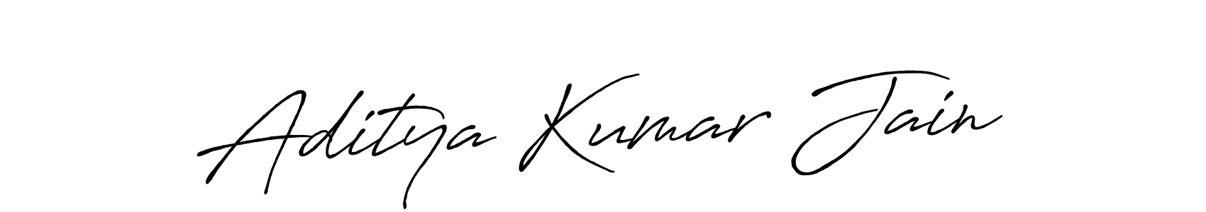 The best way (Antro_Vectra_Bolder) to make a short signature is to pick only two or three words in your name. The name Aditya Kumar Jain include a total of six letters. For converting this name. Aditya Kumar Jain signature style 7 images and pictures png
