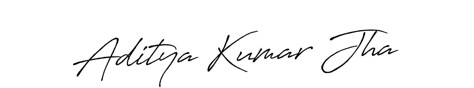 How to make Aditya Kumar Jha signature? Antro_Vectra_Bolder is a professional autograph style. Create handwritten signature for Aditya Kumar Jha name. Aditya Kumar Jha signature style 7 images and pictures png