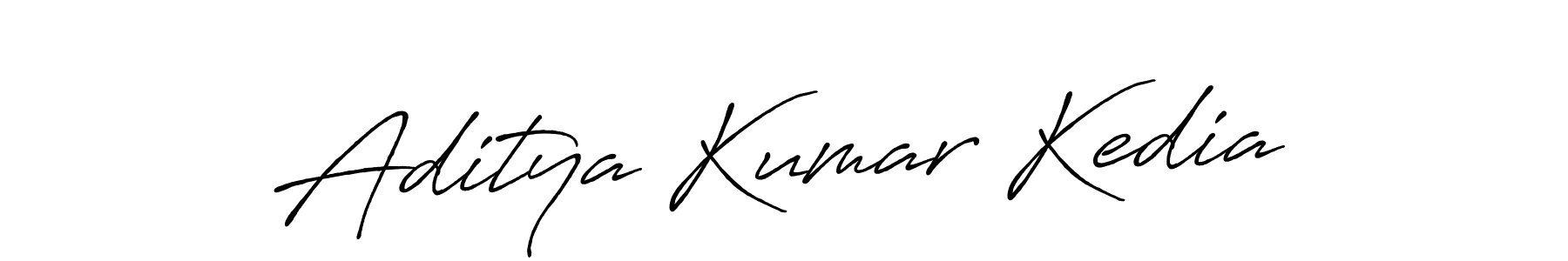 How to make Aditya Kumar Kedia name signature. Use Antro_Vectra_Bolder style for creating short signs online. This is the latest handwritten sign. Aditya Kumar Kedia signature style 7 images and pictures png