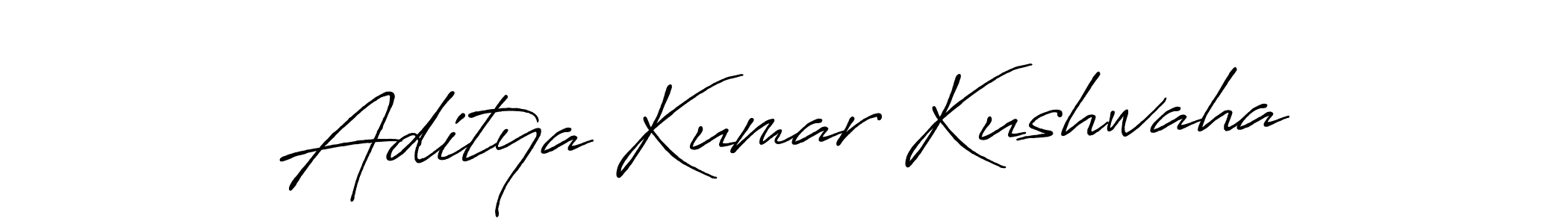 Design your own signature with our free online signature maker. With this signature software, you can create a handwritten (Antro_Vectra_Bolder) signature for name Aditya Kumar Kushwaha. Aditya Kumar Kushwaha signature style 7 images and pictures png