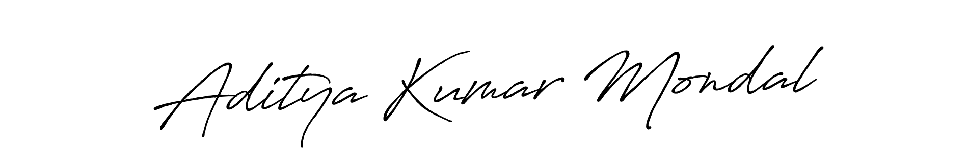 if you are searching for the best signature style for your name Aditya Kumar Mondal. so please give up your signature search. here we have designed multiple signature styles  using Antro_Vectra_Bolder. Aditya Kumar Mondal signature style 7 images and pictures png