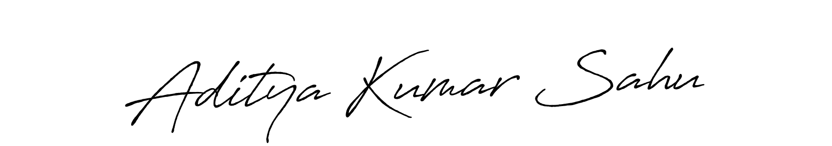 Use a signature maker to create a handwritten signature online. With this signature software, you can design (Antro_Vectra_Bolder) your own signature for name Aditya Kumar Sahu. Aditya Kumar Sahu signature style 7 images and pictures png