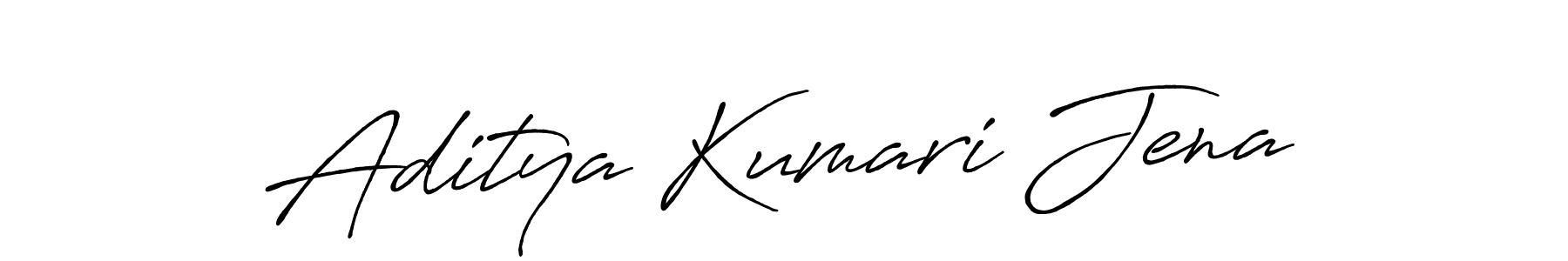 Antro_Vectra_Bolder is a professional signature style that is perfect for those who want to add a touch of class to their signature. It is also a great choice for those who want to make their signature more unique. Get Aditya Kumari Jena name to fancy signature for free. Aditya Kumari Jena signature style 7 images and pictures png