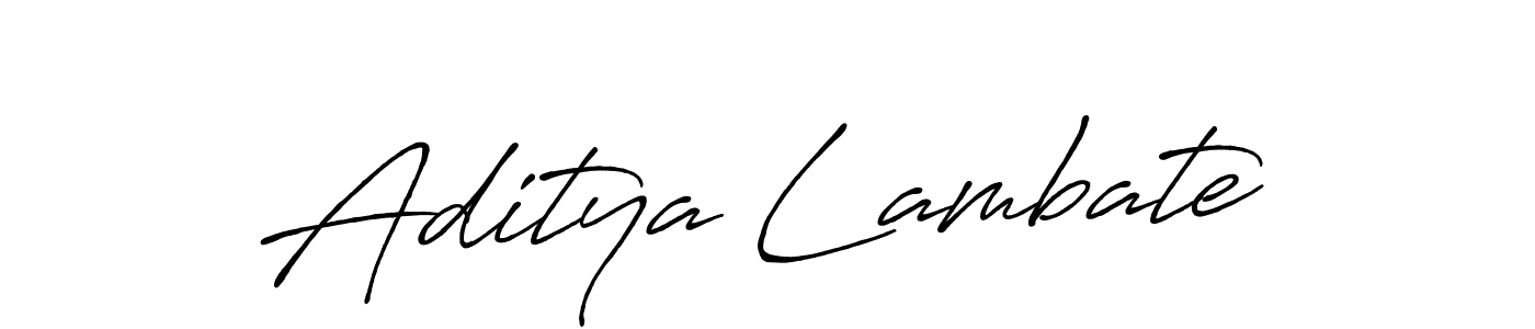 It looks lik you need a new signature style for name Aditya Lambate. Design unique handwritten (Antro_Vectra_Bolder) signature with our free signature maker in just a few clicks. Aditya Lambate signature style 7 images and pictures png