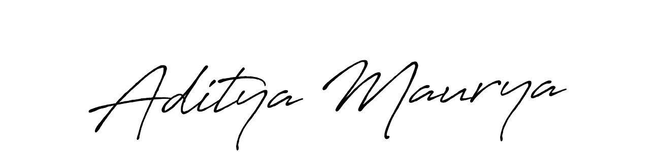 Also You can easily find your signature by using the search form. We will create Aditya Maurya name handwritten signature images for you free of cost using Antro_Vectra_Bolder sign style. Aditya Maurya signature style 7 images and pictures png