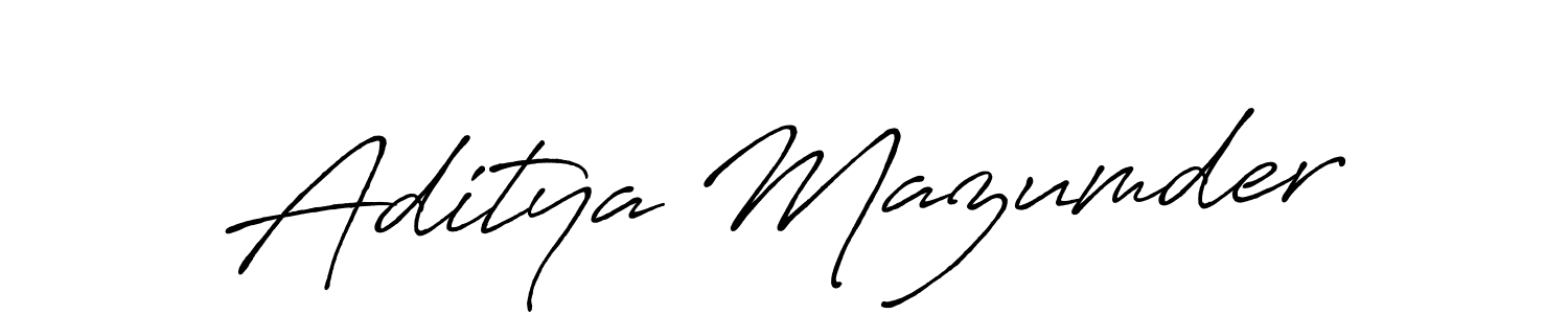 How to make Aditya Mazumder signature? Antro_Vectra_Bolder is a professional autograph style. Create handwritten signature for Aditya Mazumder name. Aditya Mazumder signature style 7 images and pictures png