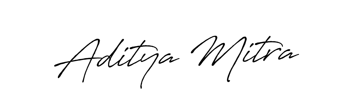 You can use this online signature creator to create a handwritten signature for the name Aditya Mitra. This is the best online autograph maker. Aditya Mitra signature style 7 images and pictures png