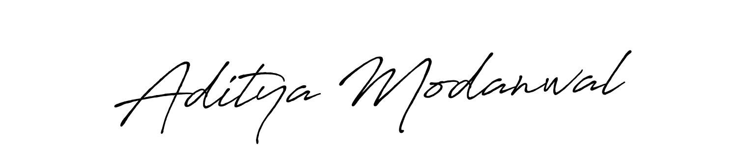 Also You can easily find your signature by using the search form. We will create Aditya Modanwal name handwritten signature images for you free of cost using Antro_Vectra_Bolder sign style. Aditya Modanwal signature style 7 images and pictures png