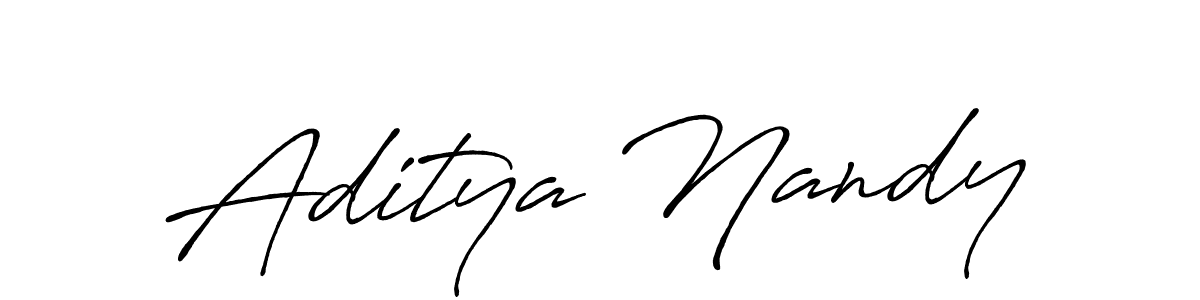Also we have Aditya Nandy name is the best signature style. Create professional handwritten signature collection using Antro_Vectra_Bolder autograph style. Aditya Nandy signature style 7 images and pictures png