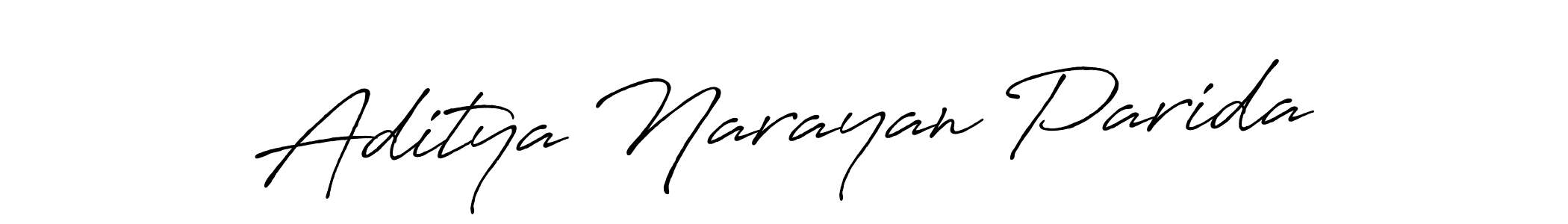 Design your own signature with our free online signature maker. With this signature software, you can create a handwritten (Antro_Vectra_Bolder) signature for name Aditya Narayan Parida. Aditya Narayan Parida signature style 7 images and pictures png