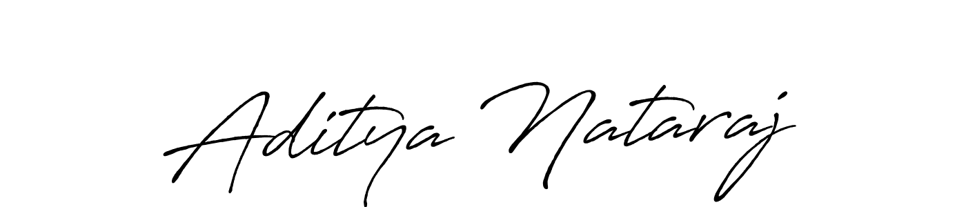 Design your own signature with our free online signature maker. With this signature software, you can create a handwritten (Antro_Vectra_Bolder) signature for name Aditya Nataraj. Aditya Nataraj signature style 7 images and pictures png