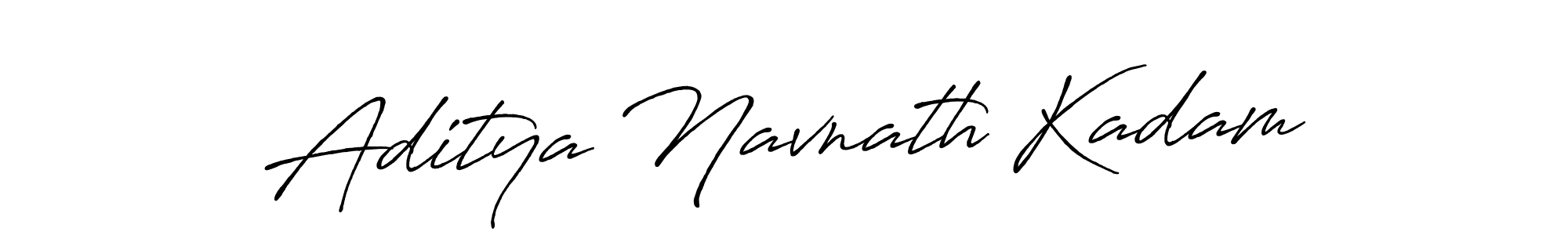 Aditya Navnath Kadam stylish signature style. Best Handwritten Sign (Antro_Vectra_Bolder) for my name. Handwritten Signature Collection Ideas for my name Aditya Navnath Kadam. Aditya Navnath Kadam signature style 7 images and pictures png