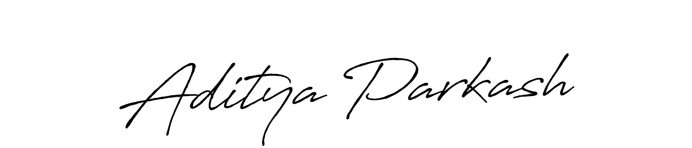 Aditya Parkash stylish signature style. Best Handwritten Sign (Antro_Vectra_Bolder) for my name. Handwritten Signature Collection Ideas for my name Aditya Parkash. Aditya Parkash signature style 7 images and pictures png