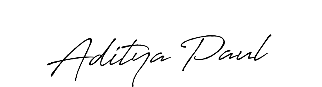 Create a beautiful signature design for name Aditya Paul. With this signature (Antro_Vectra_Bolder) fonts, you can make a handwritten signature for free. Aditya Paul signature style 7 images and pictures png