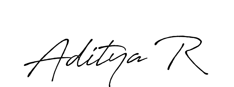 This is the best signature style for the Aditya R name. Also you like these signature font (Antro_Vectra_Bolder). Mix name signature. Aditya R signature style 7 images and pictures png