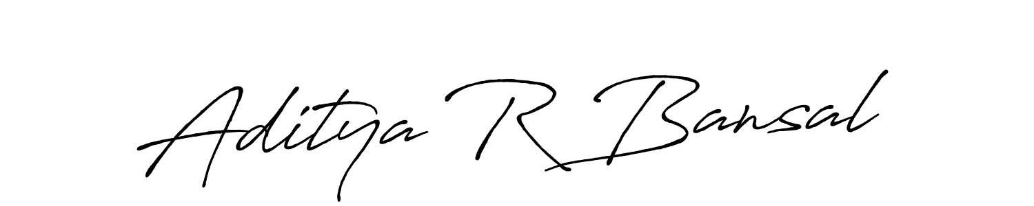 Make a beautiful signature design for name Aditya R Bansal. Use this online signature maker to create a handwritten signature for free. Aditya R Bansal signature style 7 images and pictures png
