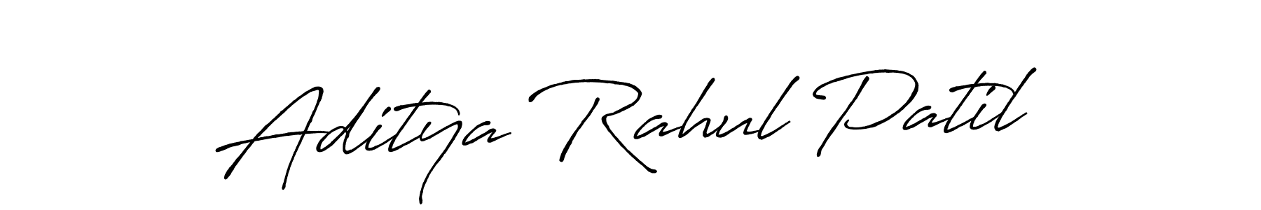 Make a beautiful signature design for name Aditya Rahul Patil. With this signature (Antro_Vectra_Bolder) style, you can create a handwritten signature for free. Aditya Rahul Patil signature style 7 images and pictures png