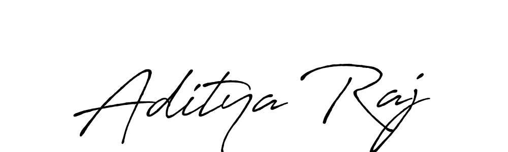 Antro_Vectra_Bolder is a professional signature style that is perfect for those who want to add a touch of class to their signature. It is also a great choice for those who want to make their signature more unique. Get Aditya Raj name to fancy signature for free. Aditya Raj signature style 7 images and pictures png