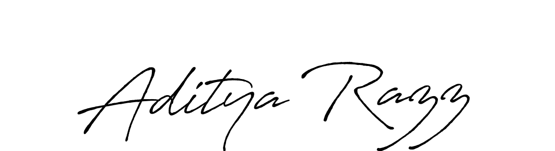 if you are searching for the best signature style for your name Aditya Razz. so please give up your signature search. here we have designed multiple signature styles  using Antro_Vectra_Bolder. Aditya Razz signature style 7 images and pictures png