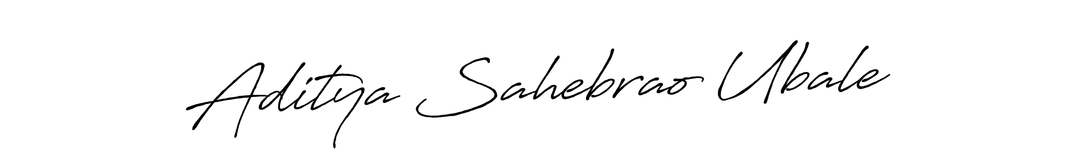 Also we have Aditya Sahebrao Ubale name is the best signature style. Create professional handwritten signature collection using Antro_Vectra_Bolder autograph style. Aditya Sahebrao Ubale signature style 7 images and pictures png