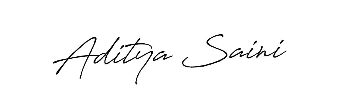 Similarly Antro_Vectra_Bolder is the best handwritten signature design. Signature creator online .You can use it as an online autograph creator for name Aditya Saini. Aditya Saini signature style 7 images and pictures png