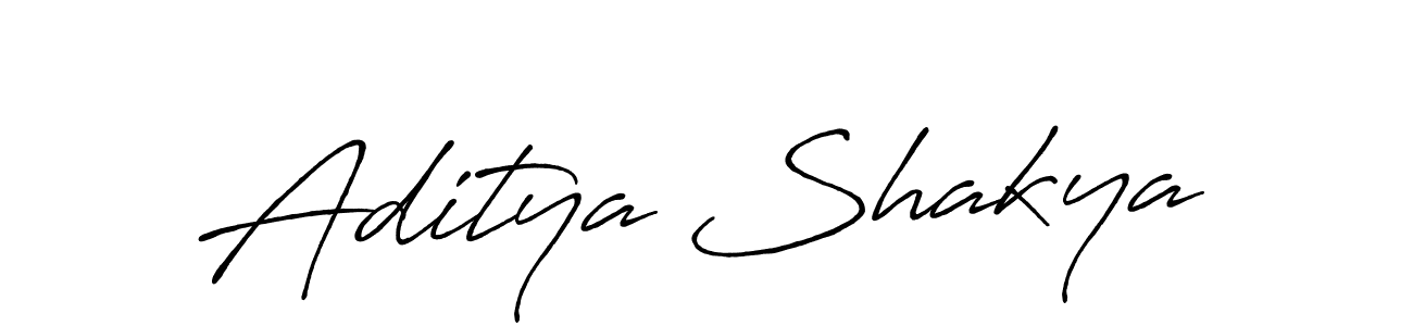 Aditya Shakya stylish signature style. Best Handwritten Sign (Antro_Vectra_Bolder) for my name. Handwritten Signature Collection Ideas for my name Aditya Shakya. Aditya Shakya signature style 7 images and pictures png